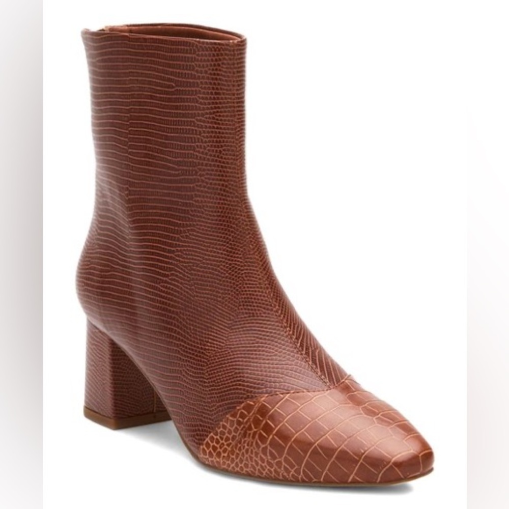 Coconuts by Matisse | Cognac Croc-Embossed Clyde Boot